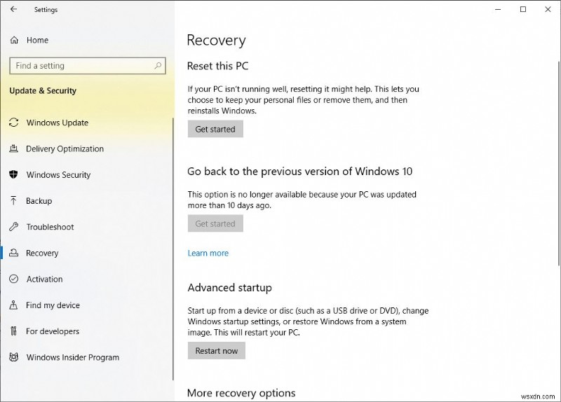 Windows 10 버전 21H2에 기본 앱을 다시 설치하는 방법