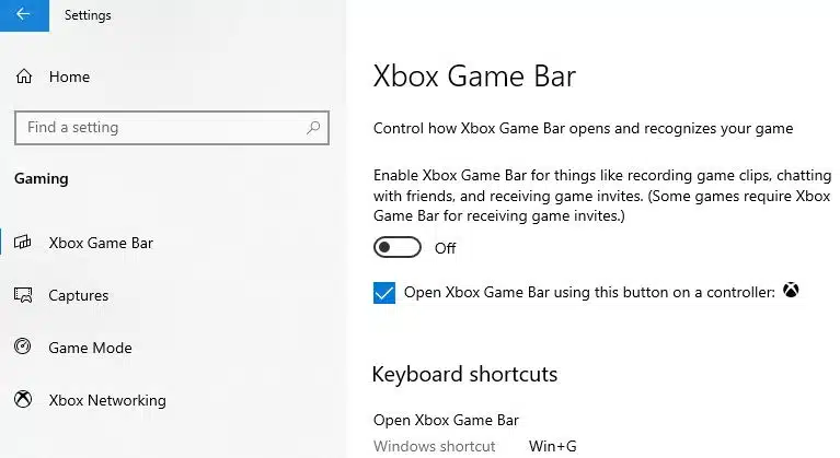 해결됨:Xbox Game Bar – Windows10의 오류 0x803F8001