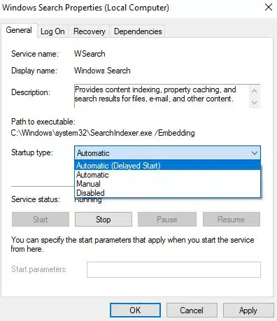 해결됨:Microsoft Windows 검색 인덱서 높은 CPU 사용량 Windows 10 !!!
