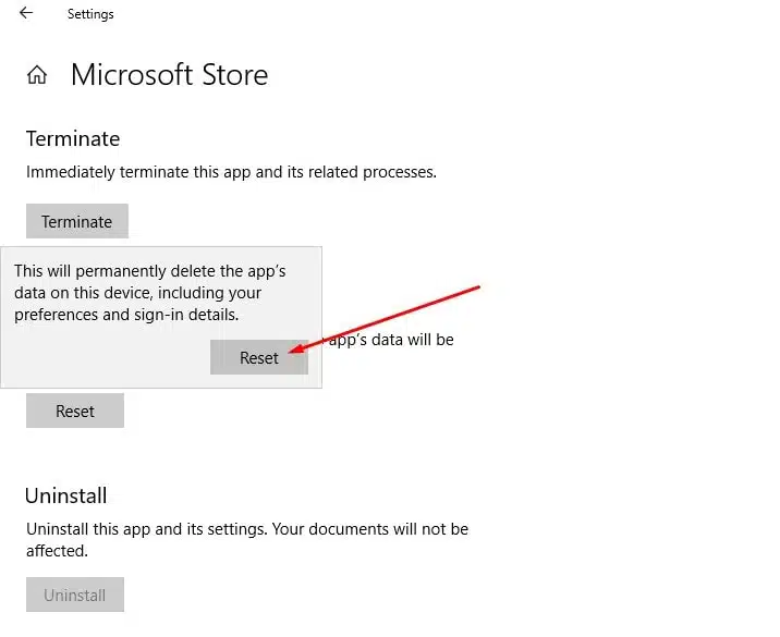 해결됨:Microsoft Store Windows 10에서 앱 또는 게임을 다운로드할 수 없음