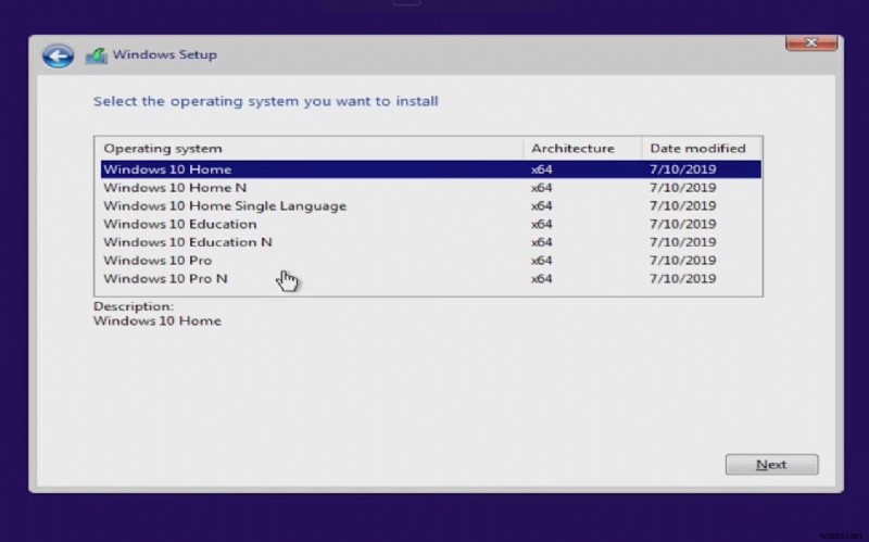 USB에서 Windows 10 2022 업데이트 버전 22H2 새로 설치