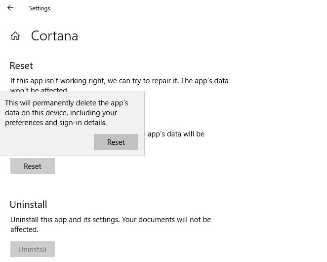 해결됨:Windows 10 버전 22H2에서 Cortana가 작동하지 않음