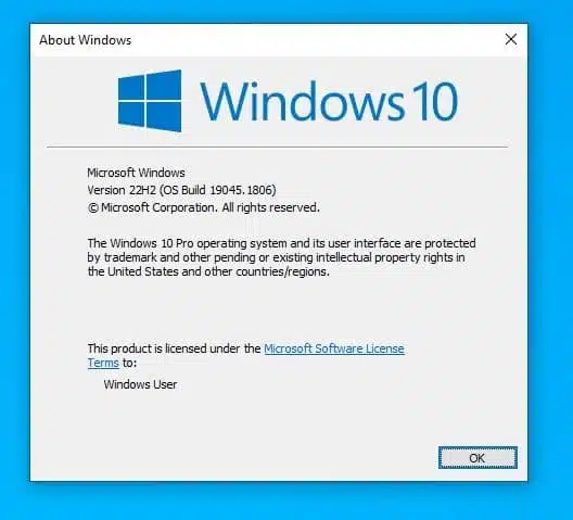 업데이트 도우미 도구로 Windows 10 22H2 다운로드