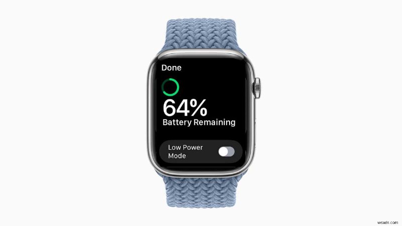 Apple Watch에서 저전력 모드를 사용하는 방법