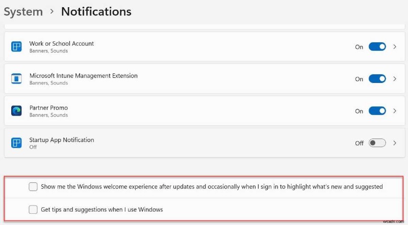 Windows 11에서 광고를 비활성화하는 방법