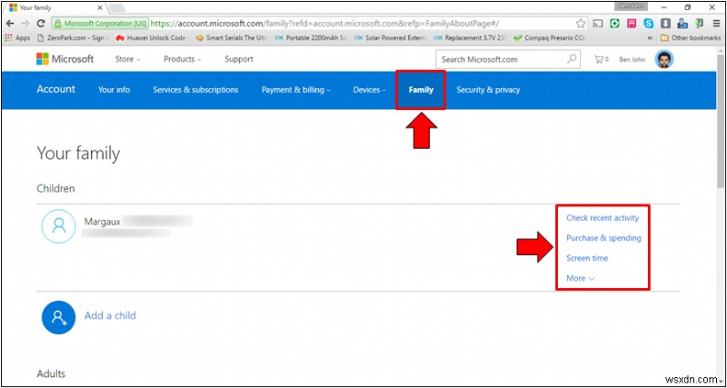 Windows 10에서 자녀 계정을 관리하는 방법