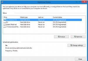 Windows 8.1에서 드라이브 최적화 도구에 액세스하는 방법