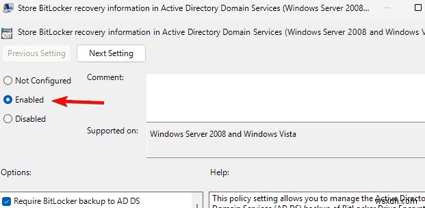 Active Directory에 BitLocker 복구 키를 안전하게 저장 및 관리 