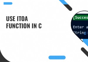C의 Itoa 기능 익히기:실용 가이드 
