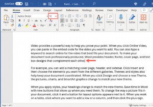 더 선명한 인쇄 결과를 위한 Microsoft Word 마침표 크기 키우는 방법
