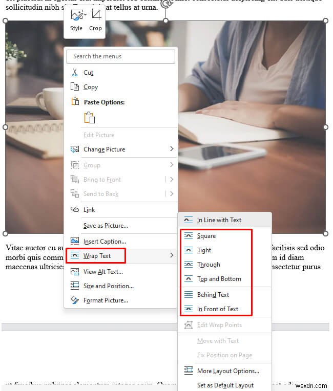 레이아웃 보안:일관된 서식을 위해 Microsoft Word에서 이미지 잠금 