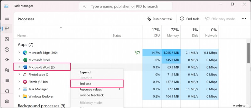 Microsoft Office 간편 실행으로 인한 CPU 소모 방지:빠른 수정 및 문제 해결 