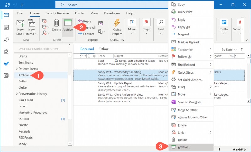 Outlook 이메일 아카이빙 마스터하기:데스크톱, 웹 및 모바일을 위한 단계별 가이드 