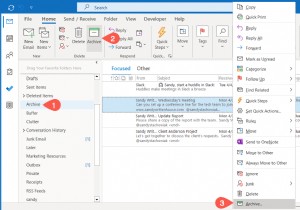 Outlook 이메일 아카이빙 마스터하기:데스크톱, 웹 및 모바일을 위한 단계별 가이드 