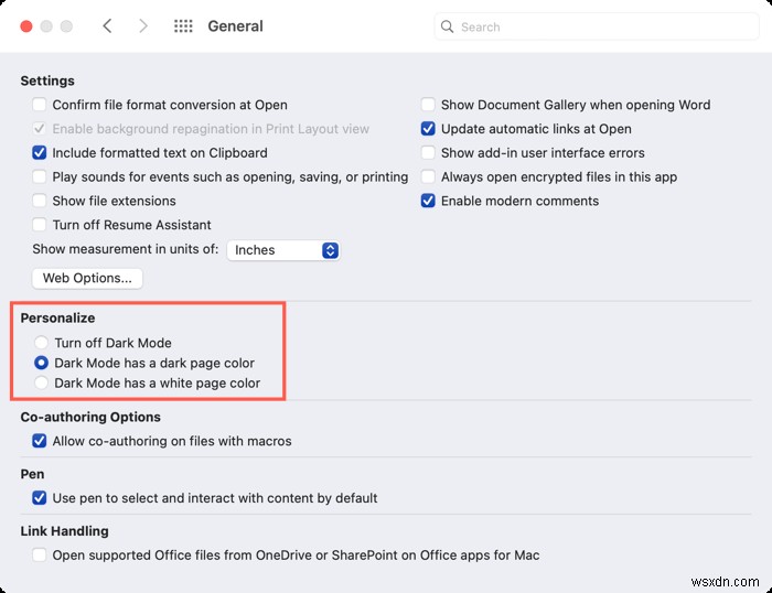 Microsoft Word 다크 모드 마스터:Windows 및 Mac에서 활성화 및 비활성화 