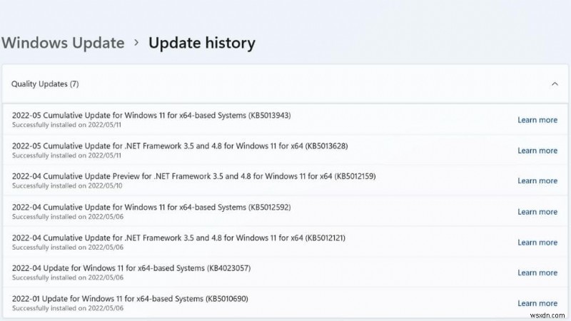 Windows 11:최신 버전 및 업데이트 살펴보기 