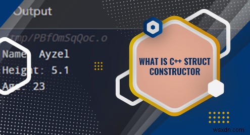 C++ 구조체 생성자 이해:목적, 구문 및 사용법 