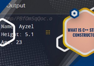C++ 구조체 생성자 이해:목적, 구문 및 사용법 