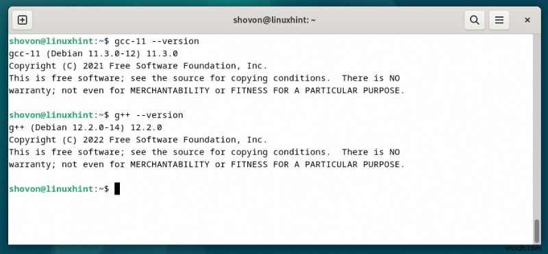 단계별 가이드:Debian 12에 GCC C/C++ 컴파일러 설치 