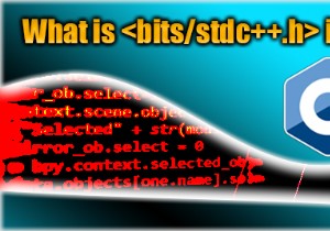 C++의 <bits/stdc++.h> 헤더 이해:이점 및 사용법 