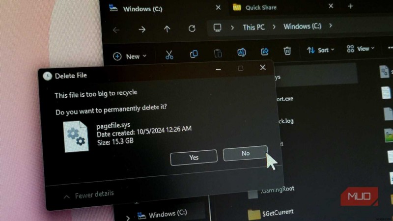 만지면 안 되는 숨겨진 Windows 파일 발견:꼭 알아야 할 가이드 