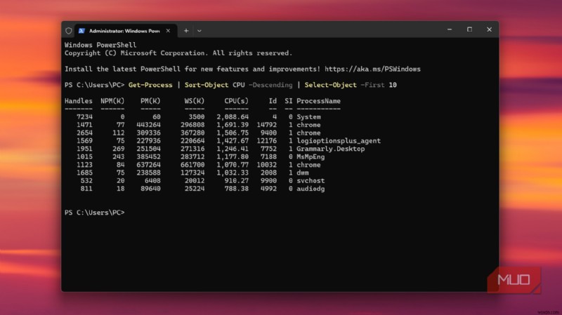 시간을 절약해 주는 6가지 필수 Windows 터미널 명령 