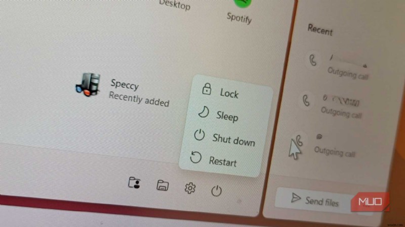 최적의 성능과 안정성을 위해 Windows 빠른 시작 비활성화 