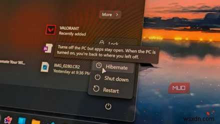 최적의 성능과 안정성을 위해 Windows 빠른 시작 비활성화 