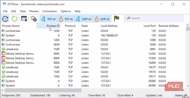 의심스러운 Windows 활동을 탐지하기 위한 상위 5가지 Sysinternals 도구 