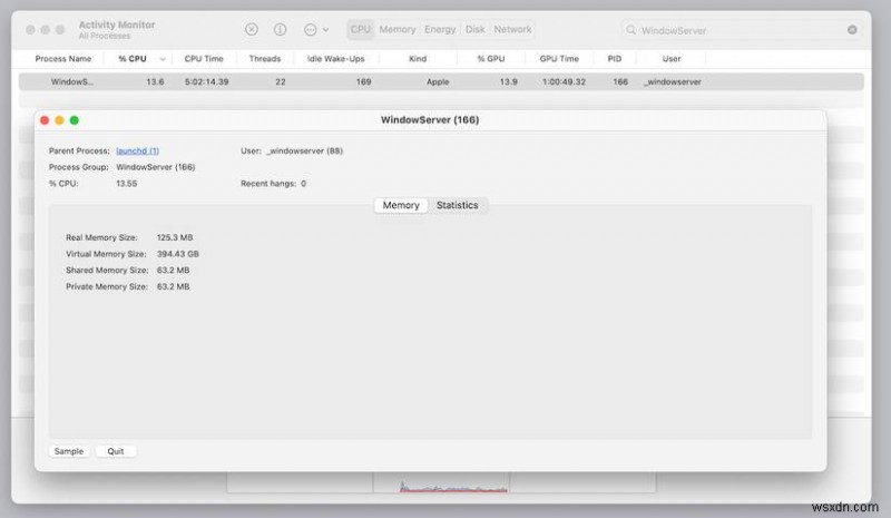 Mac CPU 부하 절감:원활한 성능을 위해 WindowServer 남용 수정 
