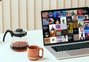 Mac 화면 보호기를 앨범 아트 뮤직 플레이어로 전환하세요 