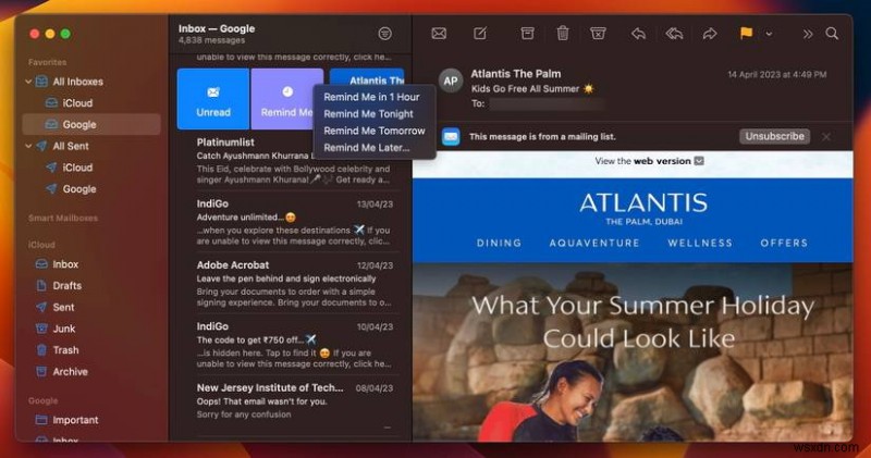 Apple Mail의 마스터 이메일 알림:iPhone, iPad, Mac용 단계별 가이드 