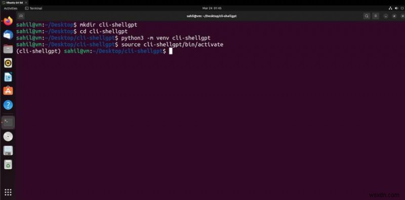 ShellGPT를 사용하여 Ubuntu 터미널에서 ChatGPT 실행:빠른 설정 가이드 