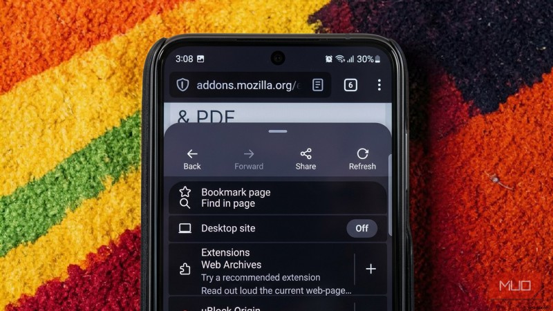 Chrome은 Android 확장 프로그램을 차단합니다. 이를 지원하는 상위 5개 모바일 브라우저 