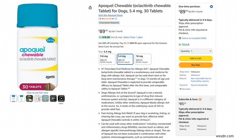 Amazon, 이제 애완동물용 약품을 제공합니다 - 자신있게 쇼핑하세요 