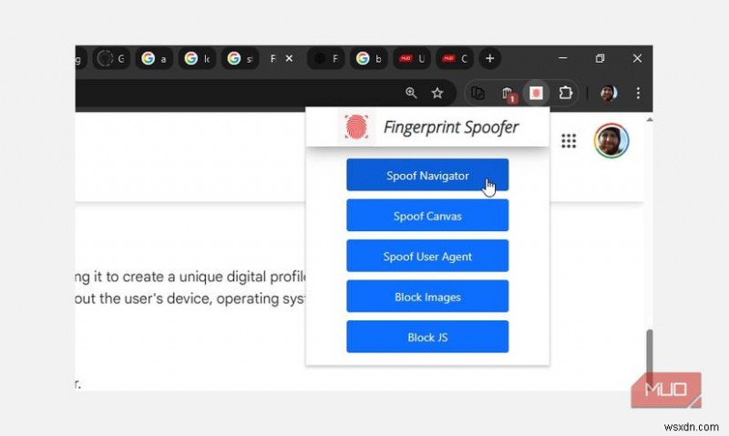 더욱 간편해진 보안 검색:웹사이트를 방해하지 않고 지문 인식을 중지하는 작은 Chrome 확장 프로그램 