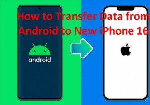 Android 데이터를 iPhone 17/16으로 원활하게 전송:입증된 5가지 방법 