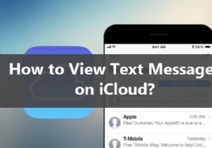 iCloud에서 iPhone 문자 메시지에 쉽게 액세스하기:전체 가이드 