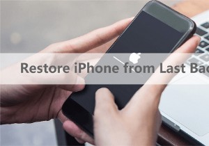 마지막 백업에서 iPhone을 복원하는 입증된 3가지 방법 