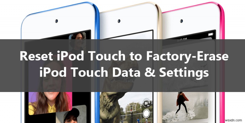 iPod Touch를 공장 초기화하여 원래 설정 복원 