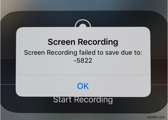 저장하지 못한 경우 iPhone 화면 녹화를 복구하는 방법(오류 -5823) 
