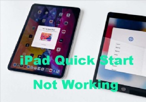 iPad 빠른 시작 수정:기존 앱에서 새 앱, 설정 및 데이터 전송 