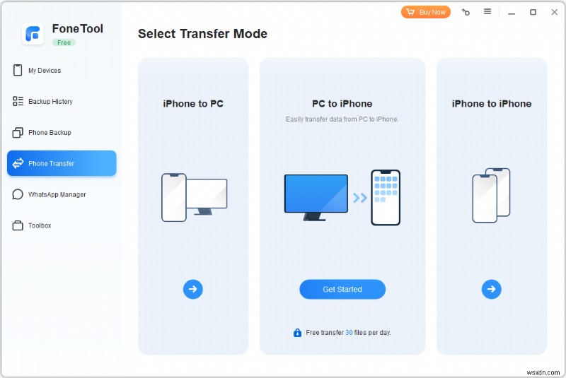 쉽고 안정적이며 안전한 PC-iPhone 파일 전송 도구 Top 3 