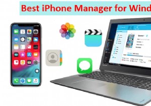 Windows PC를 위한 최고의 iPhone 관리자 – 무료 및 보안 옵션 상위 3개 