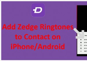 iPhone 및 Android의 개별 연락처에 Zedge 벨소리 추가 - 빠른 가이드 