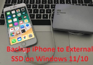 Windows 10/11에서 아이폰을 외장 SSD에 직접 백업하는 방법 – 검증된 2가지 방법