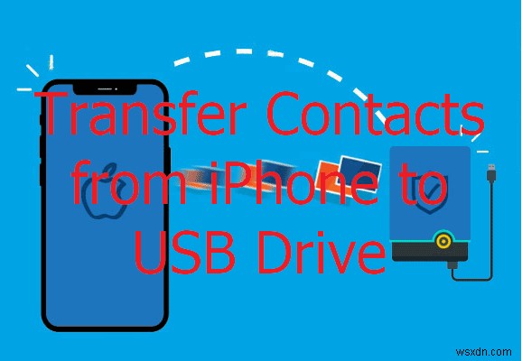 간단한 3단계를 통해 iPhone 연락처를 USB 드라이브로 안전하게 전송하세요 