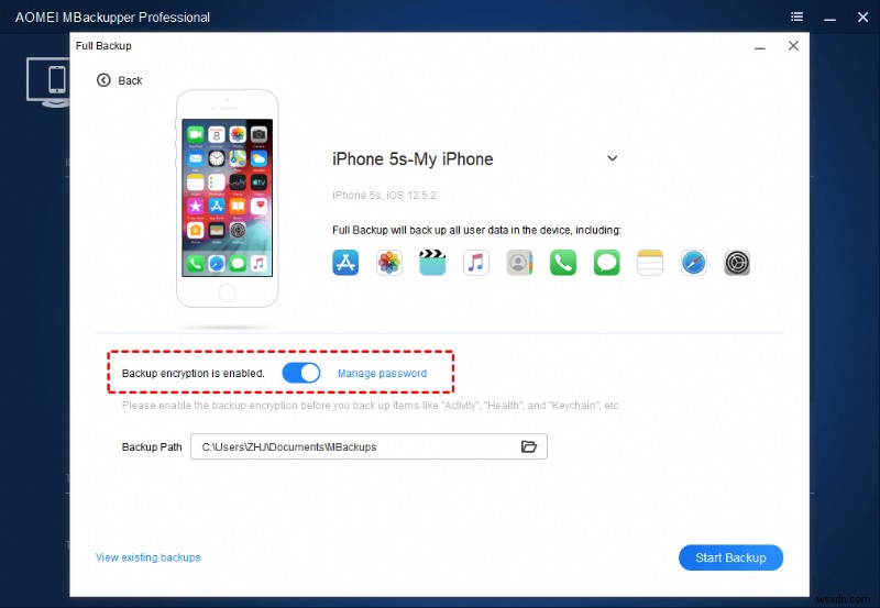 컴퓨터에서 iPhone을 안전하게 백업하기:두 가지 암호화 방법 