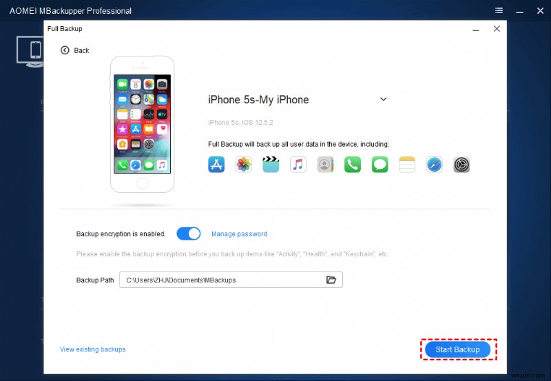 컴퓨터에서 iPhone을 안전하게 백업하기:두 가지 암호화 방법 