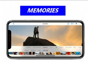 내장된 사진 앱을 사용하여 iPhone에서 멋진 추억의 비디오를 만들고 공유하세요 